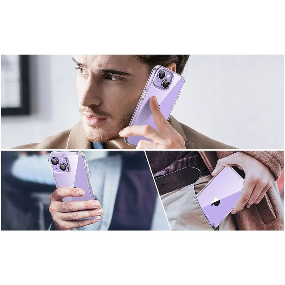 case for IPhone 14 Max 15' Military Drop Protection Scratch-Resistant Slim clear